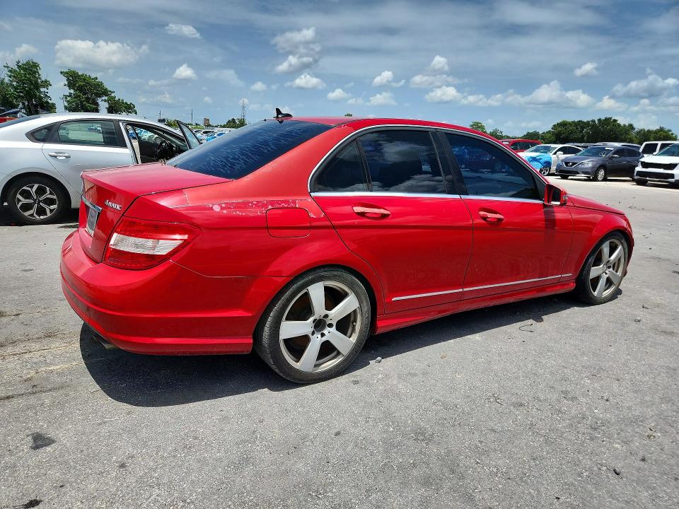 2010 Mercedes-benz C class VIN WDDGF8BB8AR107231 COPART salvage auction — FRONT END, FL - CERTIFICATE OF TITLE (P), sold $375 on 2026-07-23 (photo 3)