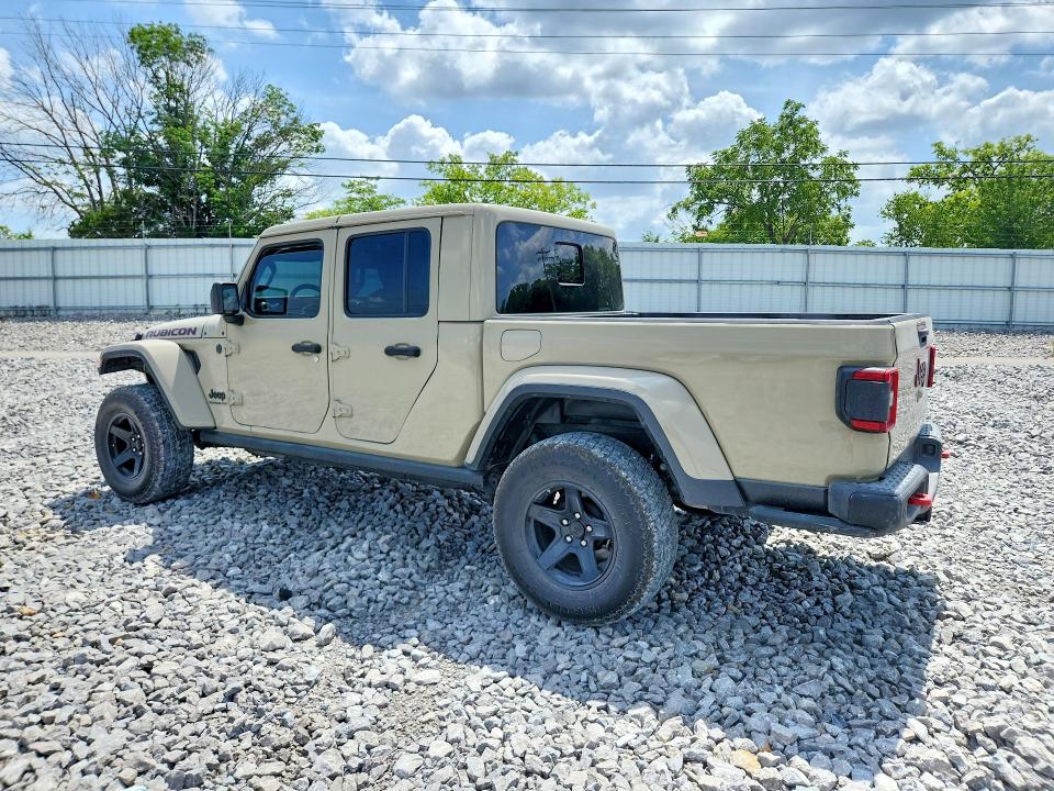 2020 Jeep Gladiator VIN 1C6JJTBG5LL216336 COPART salvage auction — MINOR DENT/SCRATCHES, Tn - Salvage Cert-Water Damage (P), sold $17,000 on 2026-07-27 (photo 2)