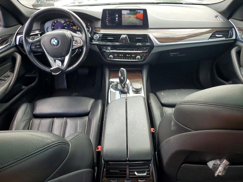 2018 BMW 5er VIN WBAJA7C55JWA71730 COPART salvage auction — FRONT END, Pa - Certificate Of Salvage, sold $6,400 on 2026-07-14 (photo 8)