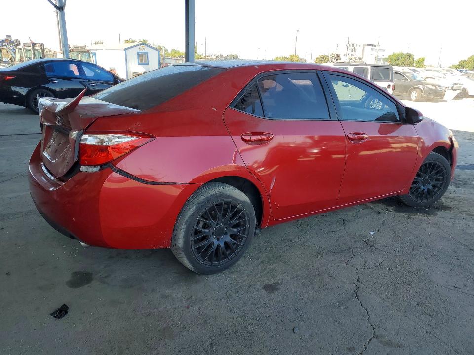 2016 Toyota Corolla VIN 5YFBURHE7GP408318 COPART salvage auction — REAR END, Ca - Salvage Certificate, sold $1,550 on 2026-07-30 (photo 3)