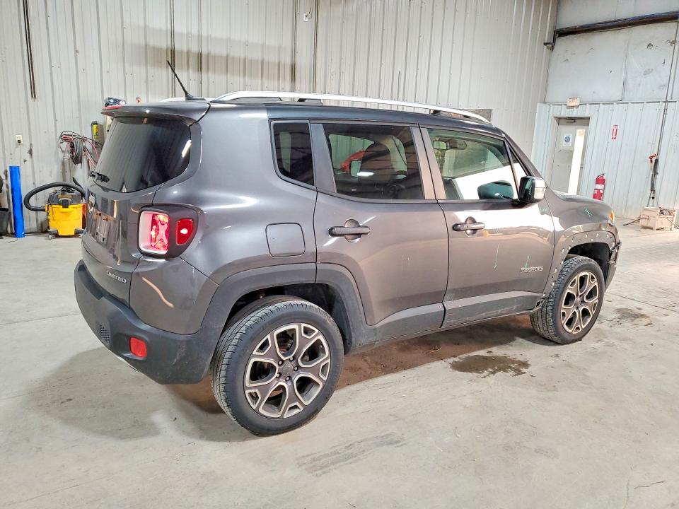 2016 Jeep Renegade VIN ZACCJBDT0GPC98502 COPART salvage auction — FRONT END, Ny - Mv-907A Salvage Certificate, sold $650 on 2026-07-22 (photo 3)