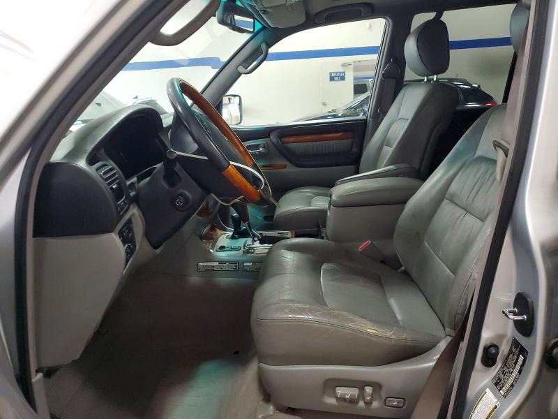 2006 Lexus Lx 470 VIN JTJHT00W164014180 COPART salvage auction — FRONT END, Va - Cert Of Title - Salvage, sold $7,300 on 2026-07-17 (photo 7)