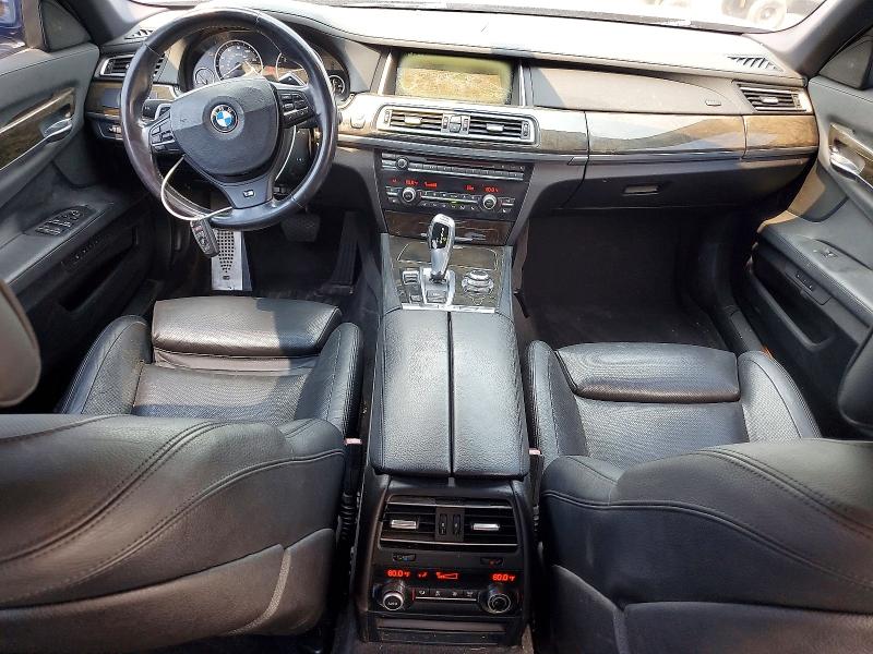 2013 BMW 7er VIN WBAYE4C58DD136987 COPART salvage auction — MINOR DENT/SCRATCHES, Fl - Cert Of Title Slvg Rebuildable, sold $2,950 on 2026-07-24 (photo 8)
