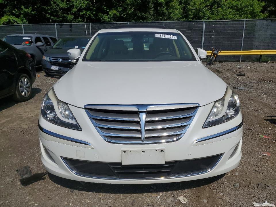 2012 Hyundai Genesis VIN KMHGC4DD1CU201067 COPART salvage auction — REAR END, Md - Cert Of Salvage > 75% Damage, sold $1,900 on 2026-07-10 (photo 5)