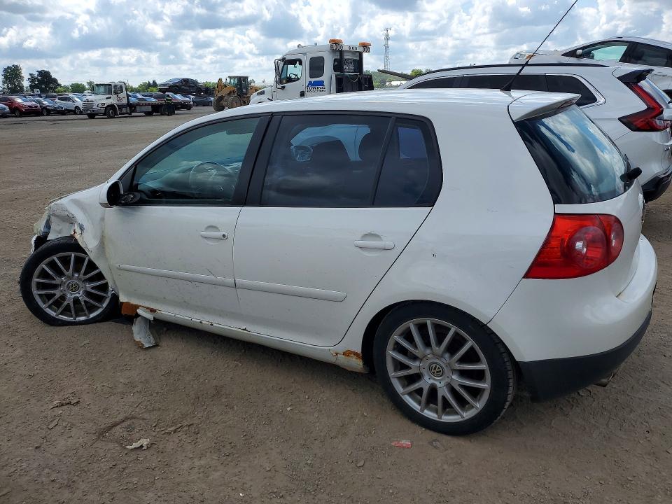 2009 Volkswagen Rabbit VIN WVWDA71K39W121056 COPART salvage auction — UNDERCARRIAGE, ON - PERMIT NO BRAND - UNFIT, sold $150 on 2026-07-23 (photo 2)