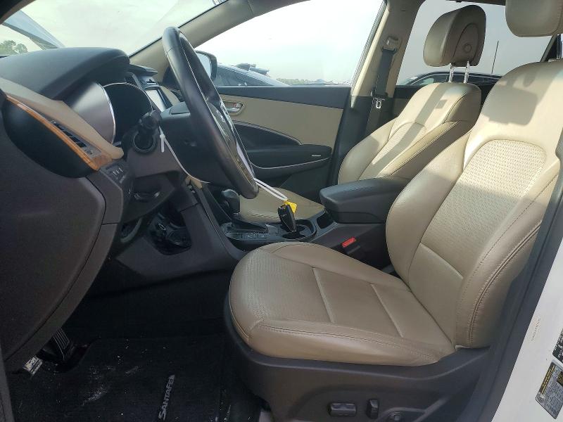 2015 Hyundai Santa fe VIN 5XYZU3LBXFG298151 COPART salvage auction — FRONT END, Tx - Salvage Vehicle Title, sold $2,800 on 2026-07-21 (photo 7)