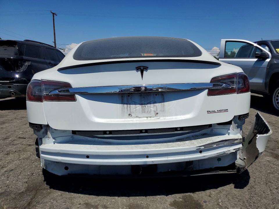 2019 Tesla Model s VIN 5YJSA1E41KF339829 COPART salvage auction — REAR END, Ca - Salvage Certificate, sold $9,100 on 2026-08-31 (photo 6)