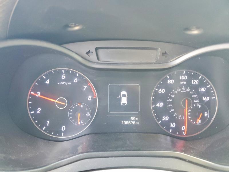 2016 Hyundai Veloster VIN KMHTC6AE4GU295197 COPART salvage auction — FRONT END, Ca - Salvage Certificate, sold $650 on 2026-07-17 (photo 9)