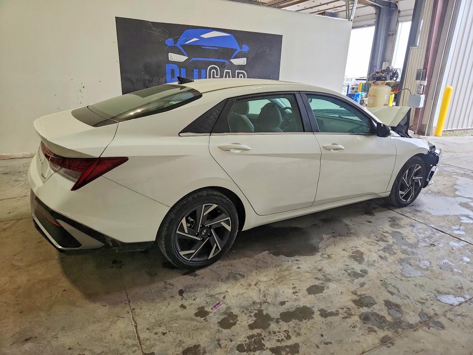 2025 Hyundai Elantra VIN KMHLP4DG1SU033085 COPART salvage auction — FRONT END, Ne - Certificate Of Title (P), sold $11,700 on 2026-07-27 (photo 3)