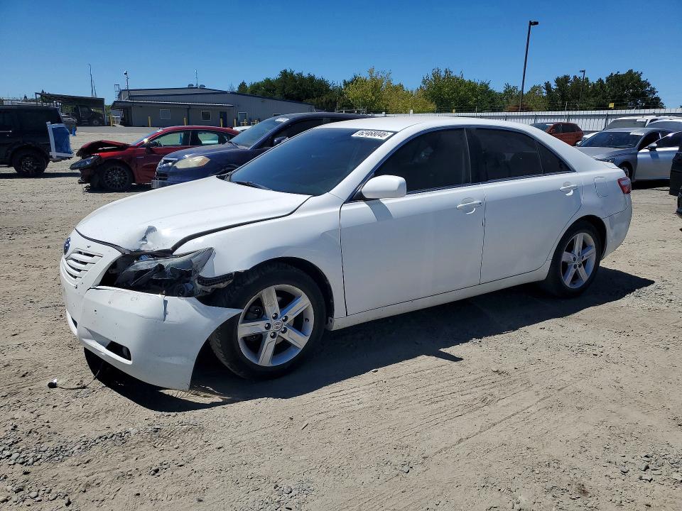2007 Toyota Camry VIN JTNBE46K373095460 COPART salvage auction — FRONT END, Ca - Salvage Certificate, sold $15 on 2026-07-30 (photo 1)