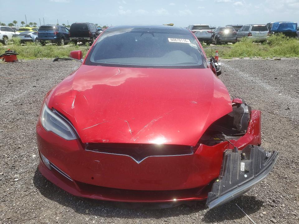 2018 Tesla Model s VIN 5YJSA1E47JF239703 COPART salvage auction — SIDE, Fl - Cert Of Title Slvg Rebuildable, sold $7,200 on 2026-08-31 (photo 5)