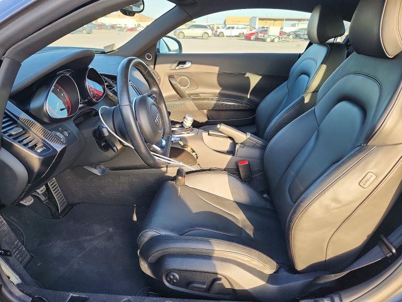 2012 Audi R8 VIN WUAGNAFG5CN001102 COPART salvage auction — FRONT END, Tx - Salvage Vehicle Title, sold $22,500 on 2026-07-27 (photo 7)