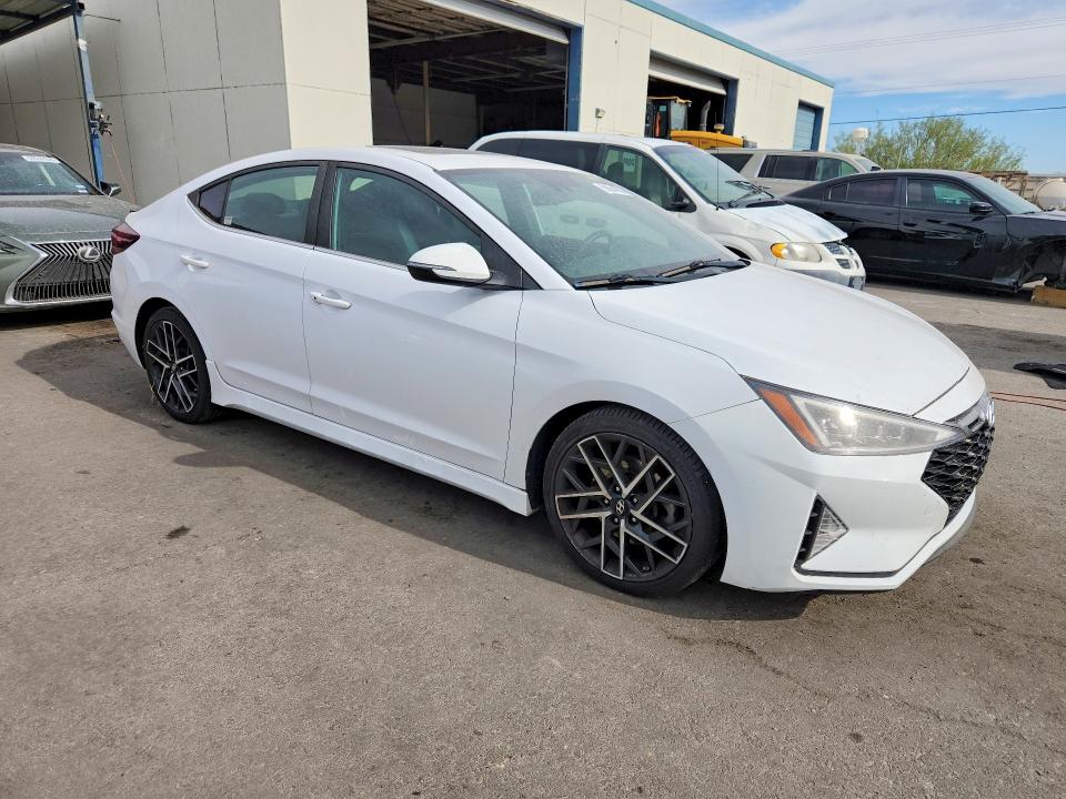 2019 Hyundai Elantra VIN KMHD04LB6KU829006 COPART salvage auction — MECHANICAL, Oh - Certificate Of Title, sold $3,450 on 2026-07-24 (photo 4)