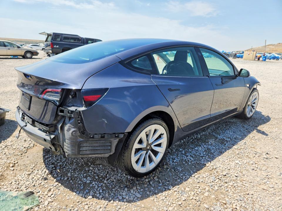 2023 Tesla Model 3 VIN 5YJ3E1EA7PF454554 COPART salvage auction — ALL OVER, Ut - Certificate Of Title, sold $125 on 2026-07-22 (photo 3)