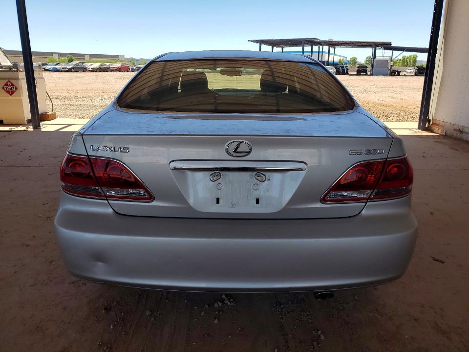 2005 Lexus ES VIN JTHBA30G855078586 COPART salvage auction — FRONT END, Az - Cert Of Title - Salvage, sold $1,650 on 2026-07-14 (photo 6)