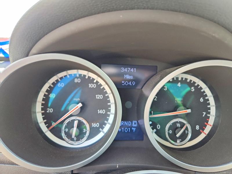 2009 Mercedes-benz Slk-class VIN WDBWK58F49F190808 COPART salvage auction — SIDE, TX - SALVAGE VEHICLE TITLE, sold $2,800 on 2026-08-18 (photo 9)