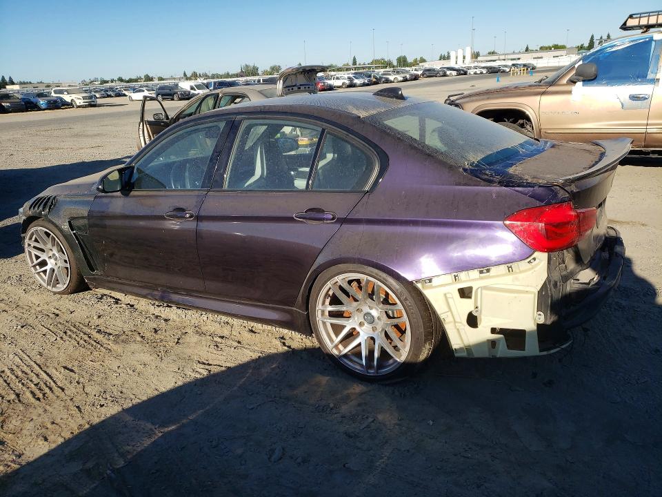 2016 BMW M3 VIN WBS8M9C50G5D31799 COPART salvage auction — FRONT END, Ca - Dis/Dlr/Exp Only Clean Title (P), sold $25 on 2026-07-28 (photo 2)