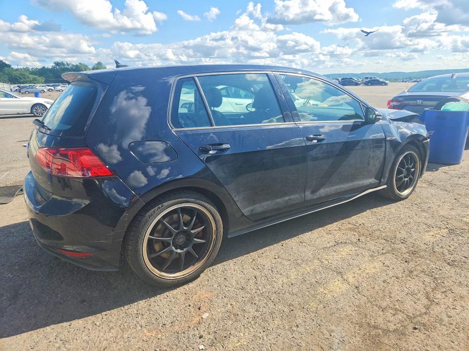 2017 Volkswagen Gti VIN 3VW547AU2HM050649 COPART salvage auction — FRONT END, Pa - Certificate Of Salvage, sold $2,550 on 2026-07-24 (photo 3)