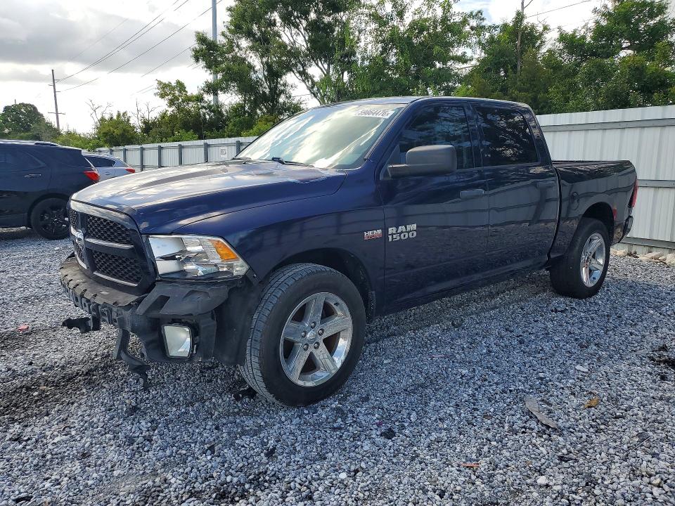 2015 Ram 1500 VIN 1C6RR6KT0FS535941 COPART salvage auction — FRONT END, Fl - Certificate Of Title (P), sold $1,300 on 2026-07-31 (photo 1)