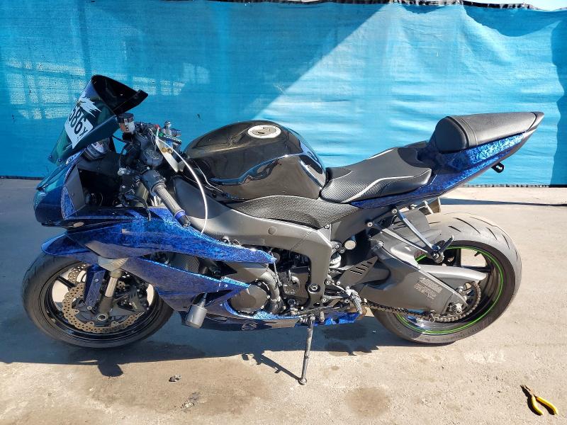 2009 Kawasaki Zx600 VIN JKAZX4R129A002825 COPART salvage auction — SIDE, CA - SALVAGE CERTIFICATE, sold $1,750 on 2026-07-30 (photo 3)