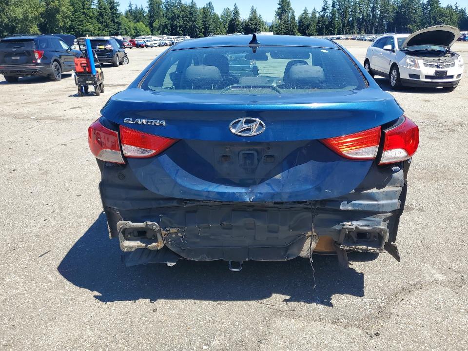 2013 Hyundai Elantra VIN KMHDH4AE8DU951746 COPART salvage auction — REAR END, Wa - Bill Of Sale, sold $225 on 2026-07-27 (photo 6)