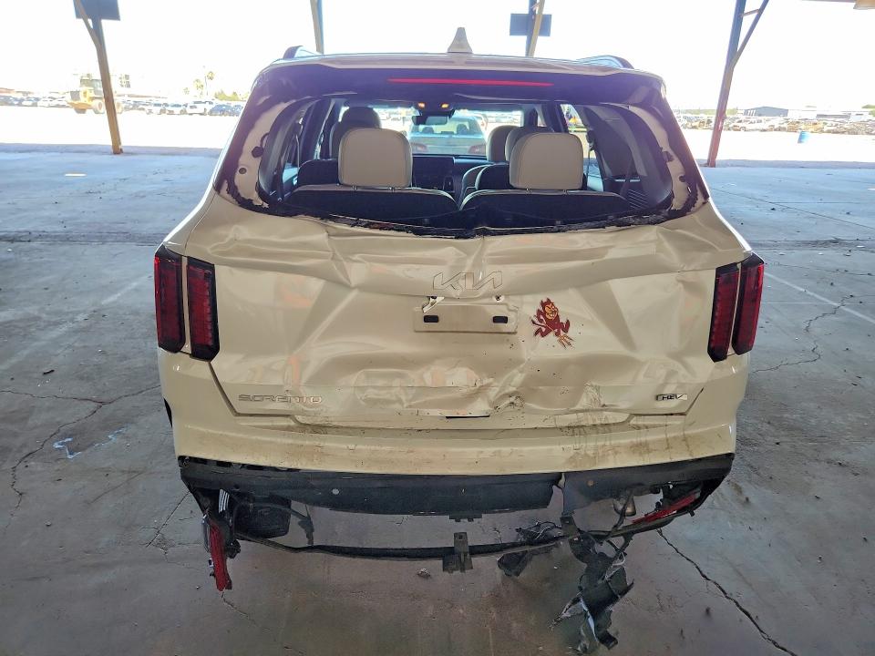 2023 Kia Sorento VIN KNDRH4LG8P5217177 COPART salvage auction — REAR END, Az - Cert Of Title - Salvage, sold $9,100 on 2026-08-24 (photo 6)