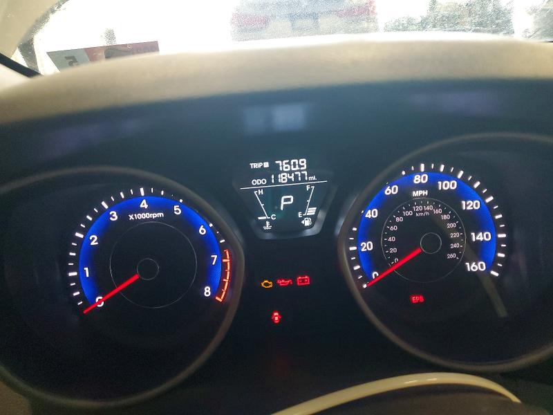 2012 Hyundai Elantra VIN KMHDH4AE8CU387921 COPART salvage auction — MECHANICAL, WV - CERTIFICATE OF TITLE, sold $575 on 2026-07-22 (photo 9)