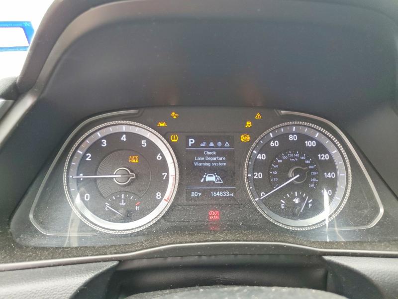 2020 Hyundai Sonata VIN 5NPEG4JA3LH010190 COPART salvage auction — REAR END, TX - SALVAGE VEHICLE TITLE (P), sold $2,600 on 2026-07-20 (photo 9)