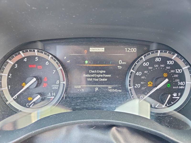 2020 Toyota Highlander VIN 5TDGZRAH6LS501232 COPART salvage auction — FRONT END, Fl - Certificate Of Destruction, sold $10 on 2026-07-28 (photo 9)
