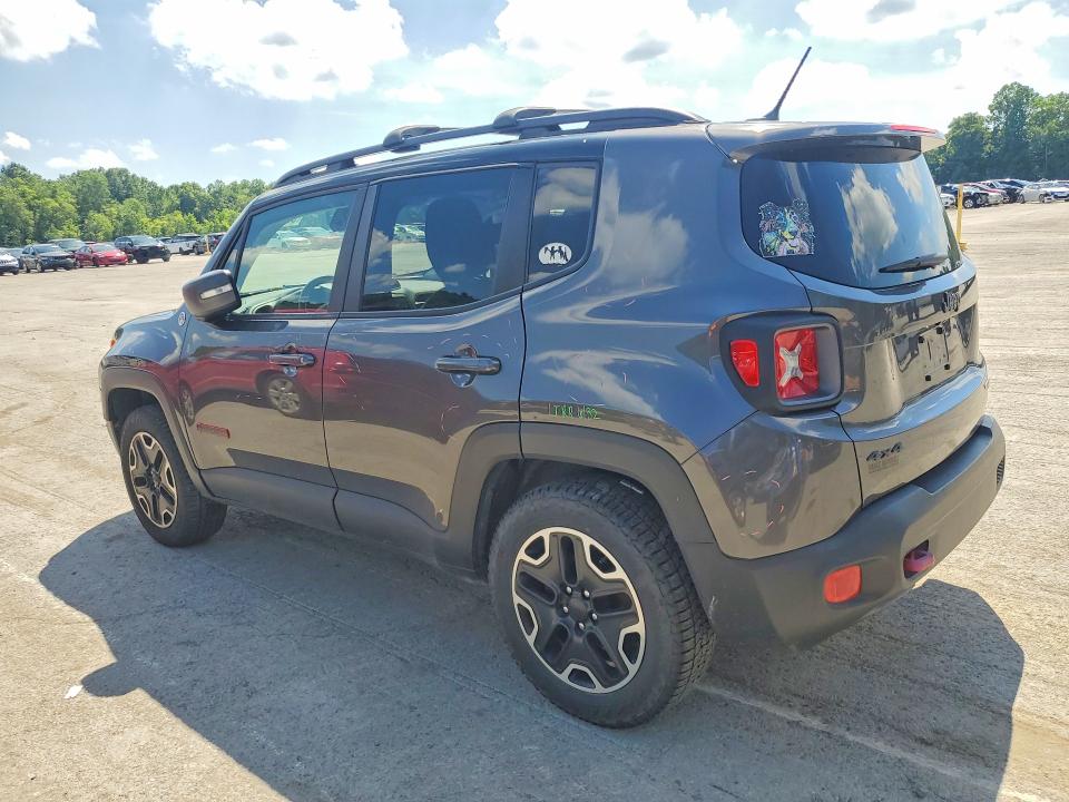 2017 Jeep Renegade VIN ZACCJBCB4HPG68179 COPART salvage auction — FRONT END, Pa - Certificate Of Salvage, sold $600 on 2026-07-30 (photo 2)