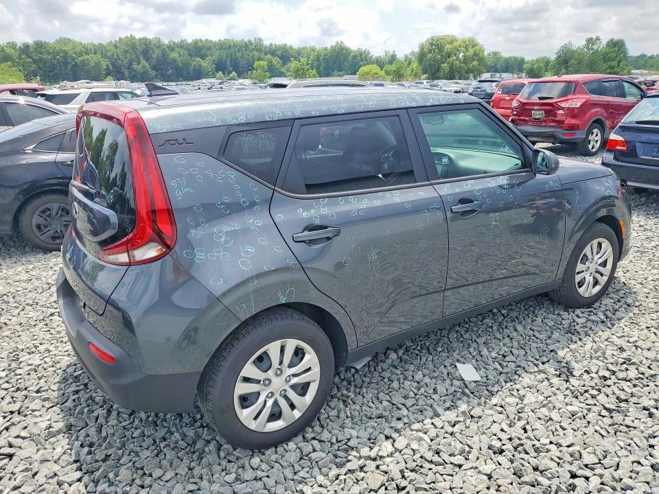 2021 Kia Soul VIN KNDJ23AU2M7754323 COPART salvage auction — HAIL, Oh - Cert Of Title-Salvage, sold $3,700 on 2026-07-23 (photo 3)