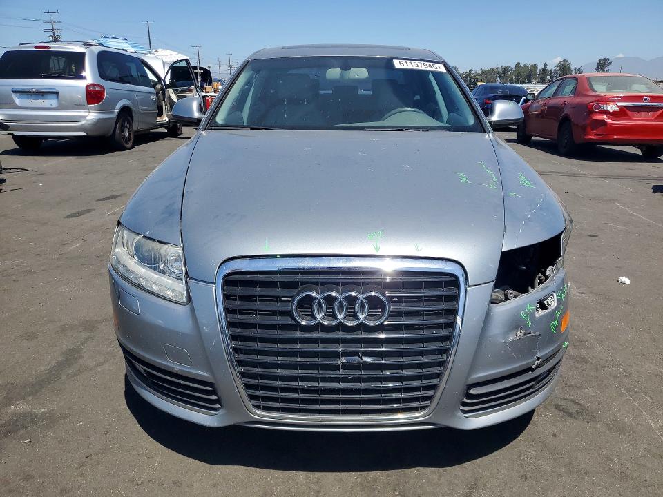 2010 Audi A6 VIN WAUKGAFB3AN026158 COPART salvage auction — FRONT END, CA - SALVAGE CERTIFICATE, sold $400 on 2026-07-22 (photo 5)