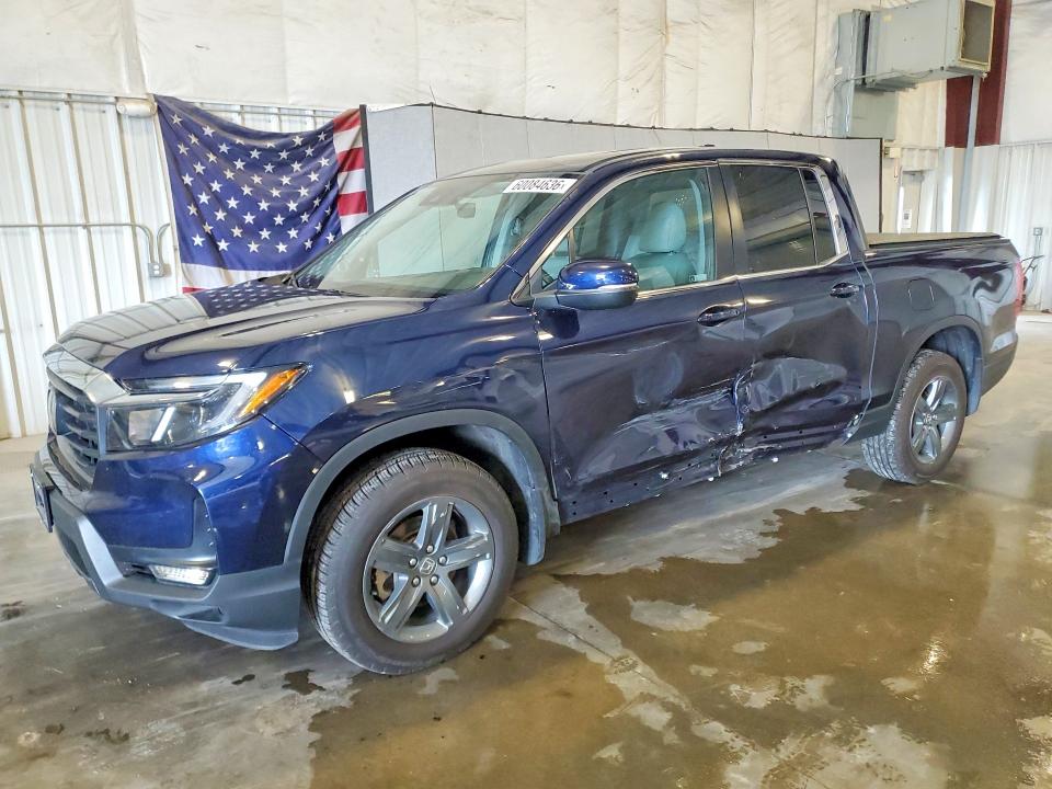 2023 Honda Ridgeline VIN 5FPYK3F5XPB031230 COPART salvage auction — SIDE, Mn - Cert Of Title-Salvage, sold $15,700 on 2026-07-20 (photo 1)
