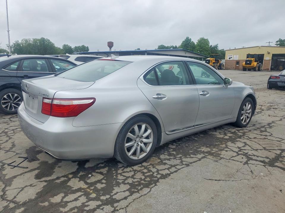 2008 Lexus Ls 460 VIN JTHBL46F585072215 COPART salvage auction — MECHANICAL, NJ - CERTIFICATE OF TITLE, sold $725 on 2026-07-28 (photo 3)