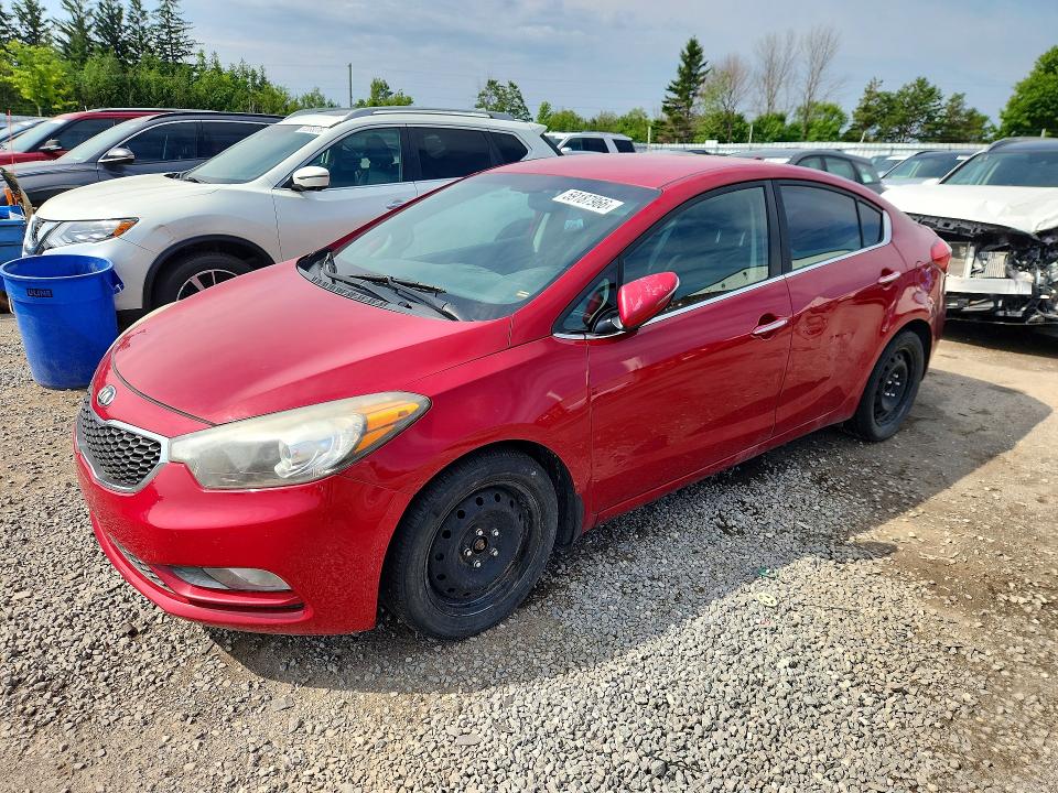 2015 Kia Forte VIN KNAFX4A88F5433737 COPART salvage auction — REAR END, ON - PERMIT NO BRAND - UNFIT, sold $275 on 2026-07-23 (photo 1)
