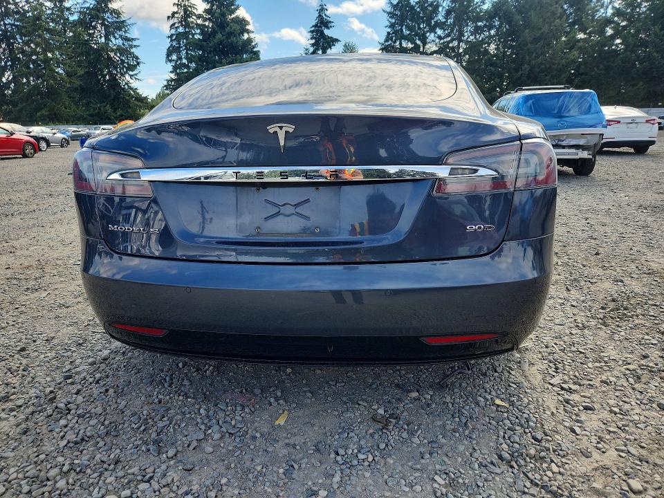 2016 Tesla Model s VIN 5YJSA1E24GF160755 COPART salvage auction — SIDE, WA - BILL OF SALE, sold $6,800 on 2026-07-31 (photo 6)