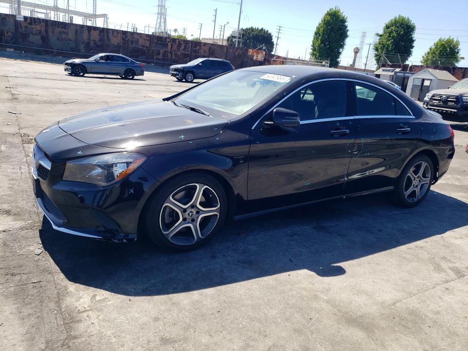2018 Mercedes-benz Cla-klasse VIN WDDSJ4EB6JN602144 COPART salvage auction — REAR END, Ca - Salvage Certificate, sold $3,700 on 2026-08-07 (photo 1)