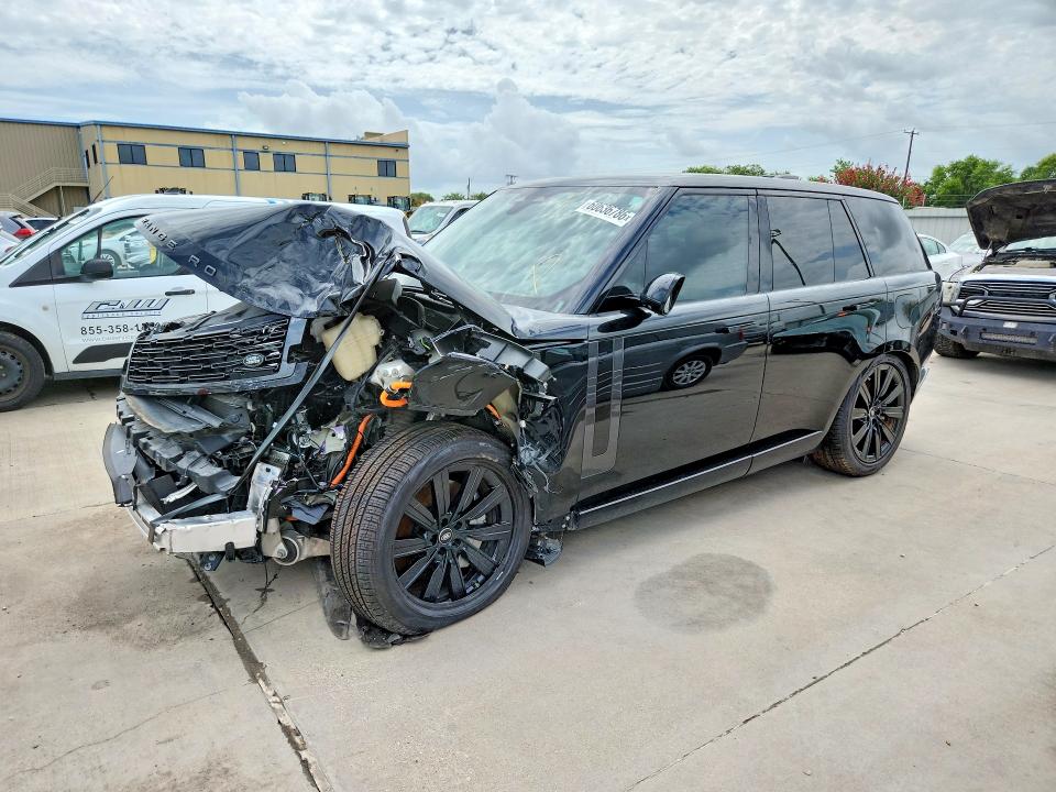 2025 Land rover RANGE ROVER VIN SALKP9F4XSA258762 COPART salvage auction — FRONT END, Salvage Title, sold $15,100 on 2026-07-23 (photo 1)