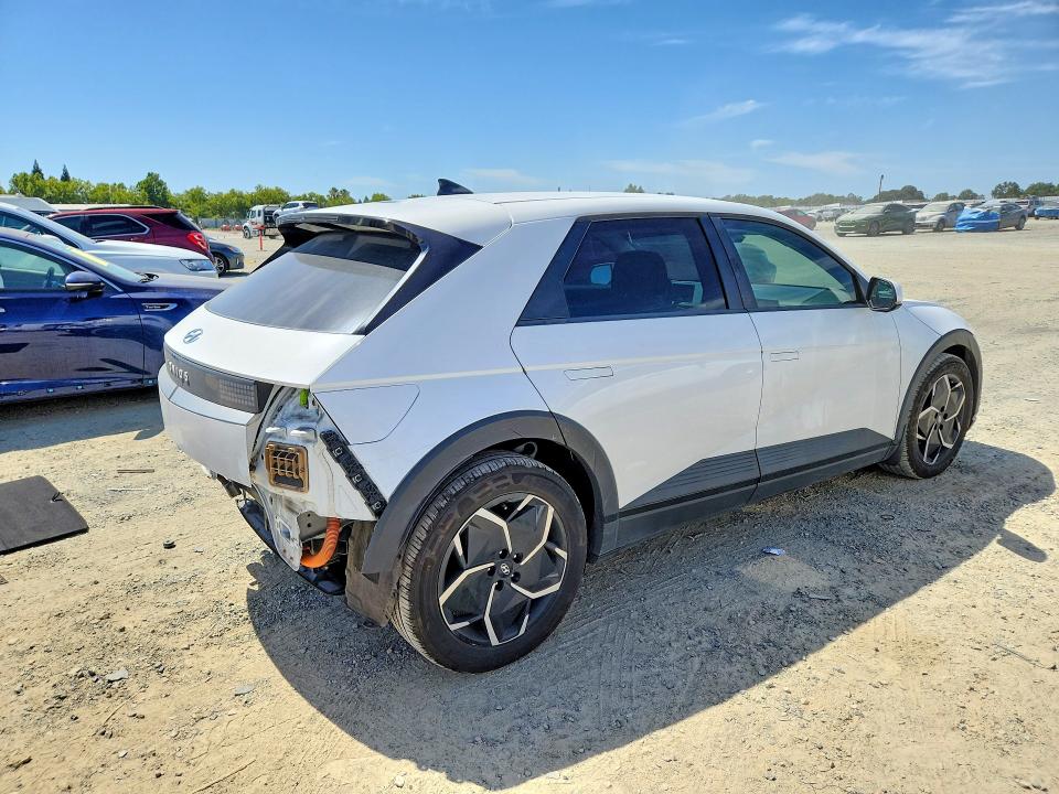 2023 Hyundai Ioniq 5 VIN KM8KN4AE5PU125814 COPART salvage auction — REAR END, CA - SALVAGE CERTIFICATE, sold $8,100 on 2026-07-14 (photo 3)