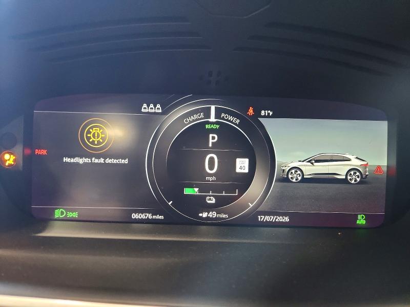 2020 Jaguar I-pace VIN SADHD2S1XL1F79562 COPART salvage auction — FRONT END, Mn - Cert Of Title-Salvage, sold $12,600 on 2026-09-01 (photo 9)
