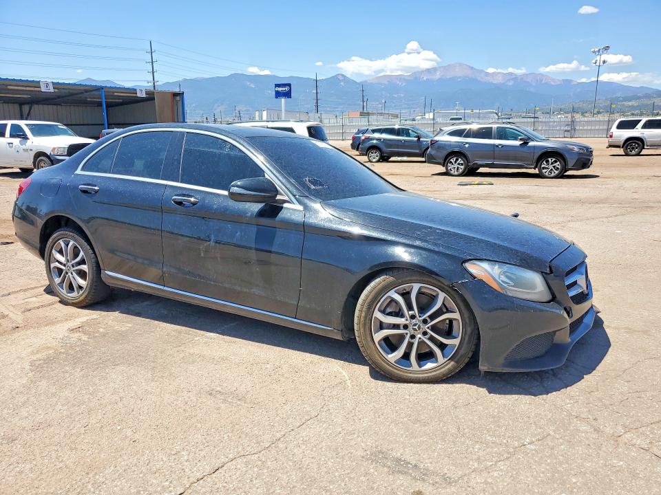 2017 Mercedes-benz C-klasse VIN 55SWF4KB3HU215995 COPART salvage auction — FRONT END, Co - Dis/Dlr/Exp Only Clean Title (P), sold $2,400 on 2026-08-26 (photo 4)