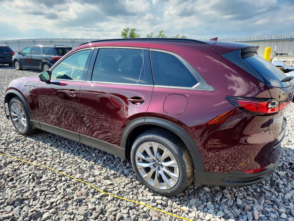 2025 Mazda Cx-90 VIN JM3KKCHD1S1250119 COPART salvage auction — FRONT END, Wi - Cert Of Title-Salvage Vehicle, sold $12,400 on 2026-07-20 (photo 2)