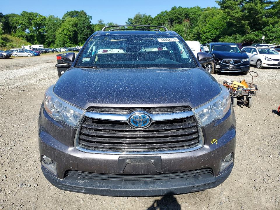 2015 Toyota Highlander VIN 5TDDCRFH7FS008676 COPART salvage auction — ROOF, Ma - Cert Of Title-Reconstrctd Coll, sold $5,300 on 2026-07-15 (photo 5)