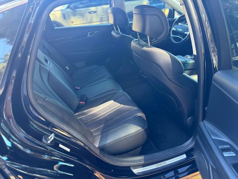 2023 Genesis G80 VIN KMTGB4SC0PU196002 COPART salvage auction — REAR END, Tx - Salvage Vehicle Title (P), sold $12,000 on 2026-07-27 (photo 6)