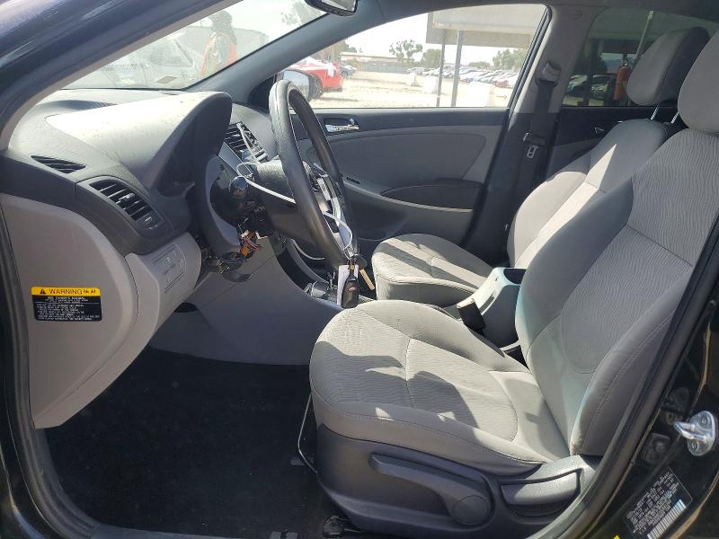 2013 Hyundai VIN KMHCU4AE1DU581263 COPART salvage auction — VANDALISM, Ca - Salvage Certificate, sold $650 on 2026-07-14 (photo 7)