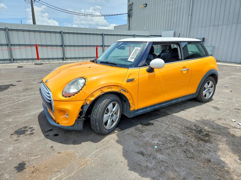 2015 Mini Cooper VIN WMWXM5C59FT973163 COPART salvage auction — FRONT END, Fl - Cert Of Title Slvg Rebuildable, sold $950 on 2026-07-27 (photo 1)