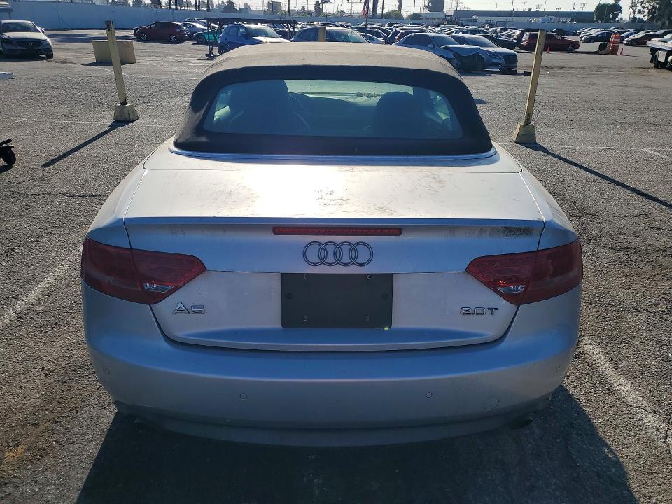 2011 Audi A5 VIN WAUJFAFH3BN006495 COPART salvage auction — MECHANICAL, Ca - Dis/Dlr/Exp Only Clean Title, sold $100 on 2026-07-28 (photo 6)
