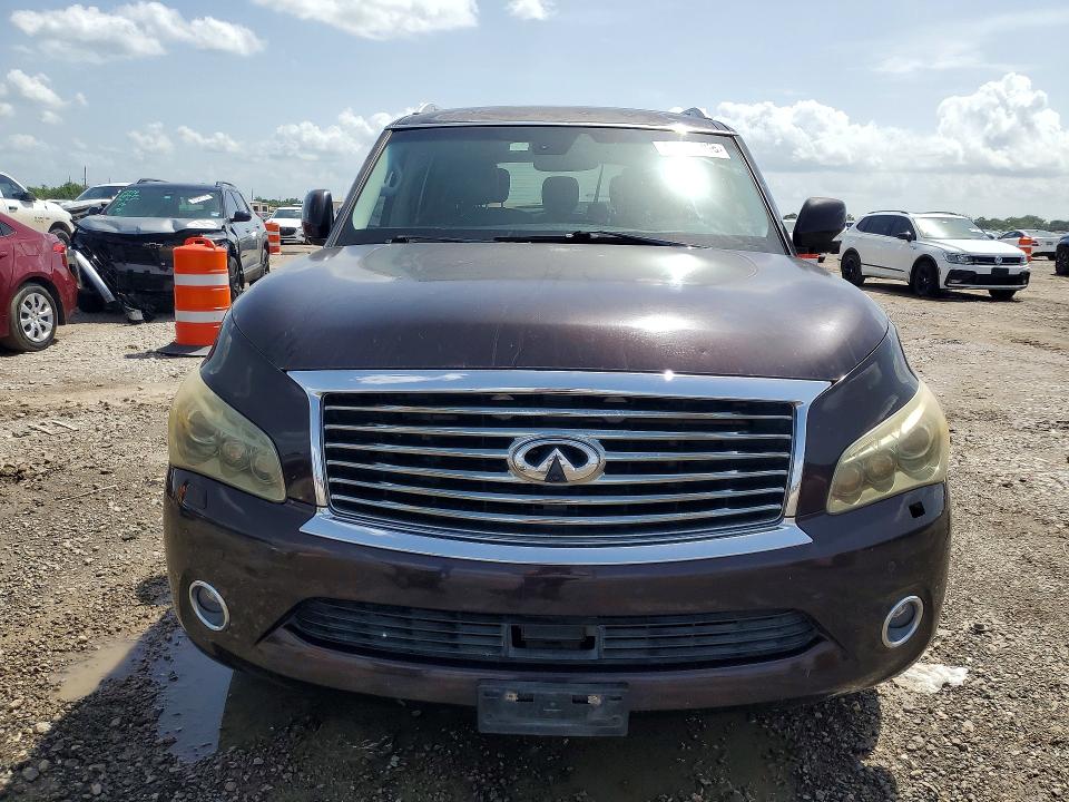 2013 Infiniti Qx56 VIN JN8AZ2ND8D9730214 COPART salvage auction — MECHANICAL, TX - CERTIFICATE OF TITLE, sold $275 on 2026-07-30 (photo 5)
