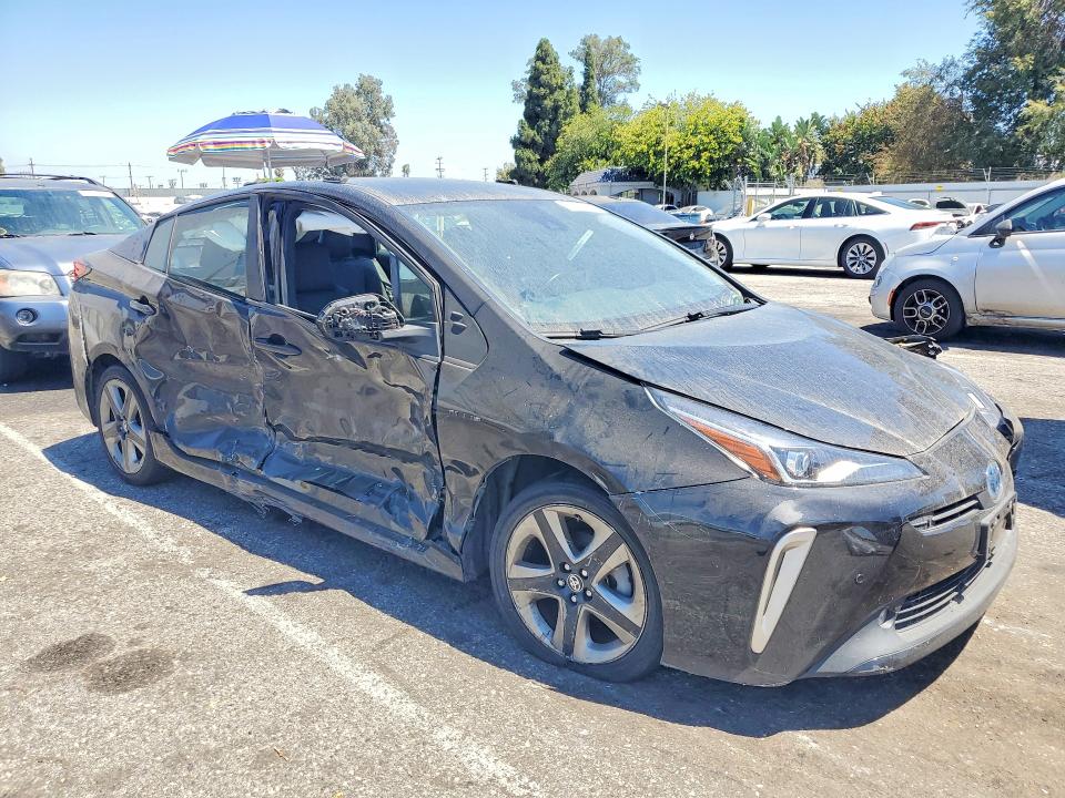 2022 Toyota Prius VIN JTDKAMFU7N3178551 COPART salvage auction — FRONT END, Ca - Salvage Certificate, sold $3,750 on 2026-07-28 (photo 4)
