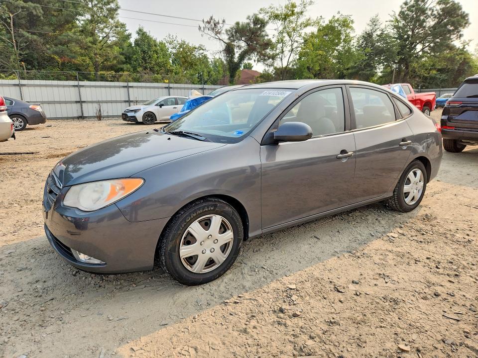 2009 Hyundai Elantra VIN KMHDU46D49U620262 COPART salvage auction — FRONT END, Va - Cert Of Title - Salvage, sold $100 on 2026-07-28 (photo 1)